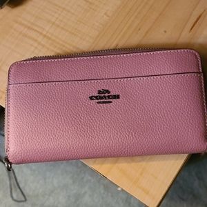 Coach wallet pink without strap